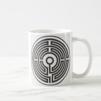 Taza De Café pequeño laberinto medieval