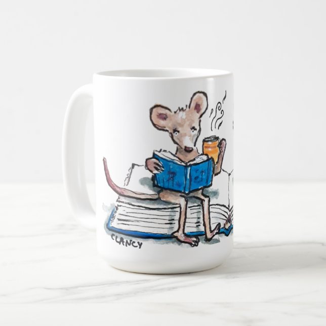 Taza De Café Pequeño lector Mug (Anverso izquierdo)