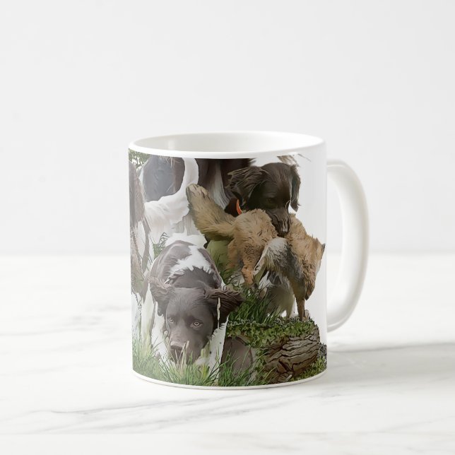 Taza De Café Pequeño Munsterlander (Anverso derecho)
