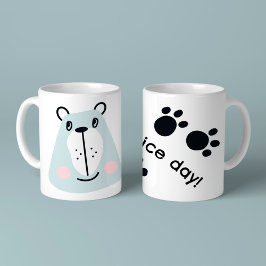 Taza De Café Pequeño oso oso gracioso