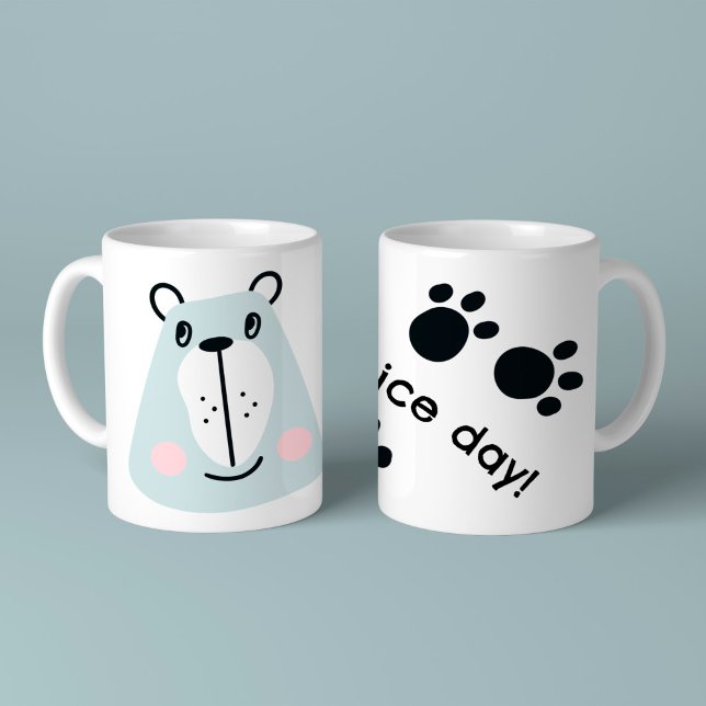 Taza De Café Pequeño oso oso gracioso (Subido por el creador)