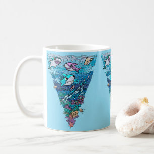 Taza De Café Pequeño perro de tiburón
