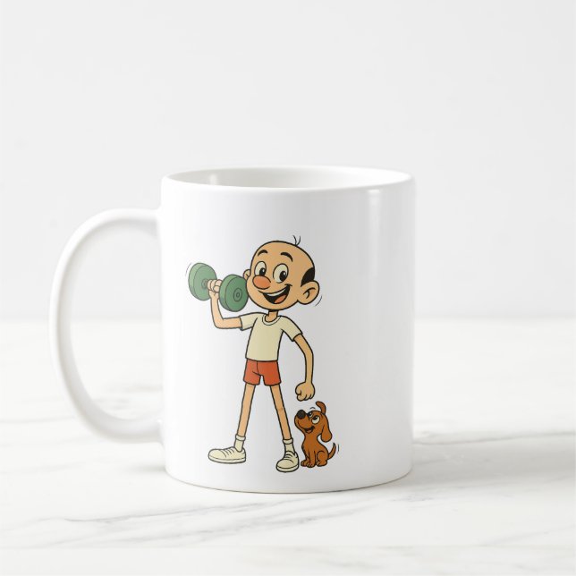Taza De Café Pequeño Peso. Gran Espíritu. Motivación de Nino Pe (Izquierda)