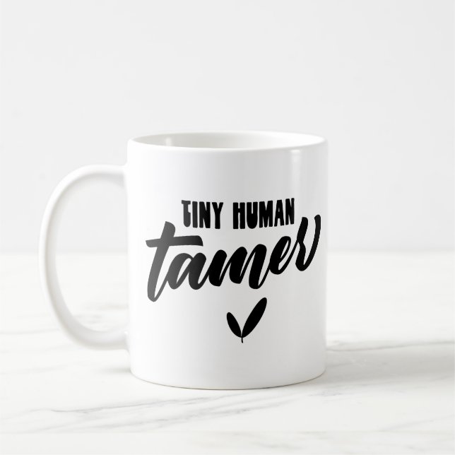Taza De Café Pequeño profesor gracioso de Tamer Humano (Izquierda)