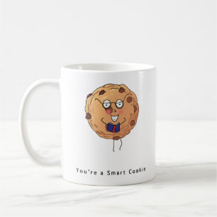 Taza De Café Pequeño regalo, galleta inteligente, lindo