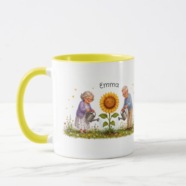 Taza de café Pequeño Sol de los Abuelos (Izquierda)