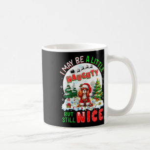 Taza De Café Pequeño travieso, pero agradable Navidad Caballero