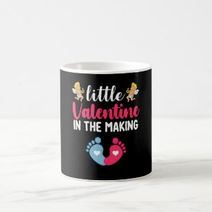 Taza De Café Pequeño Valentín en Creación Embarazo Embarazada