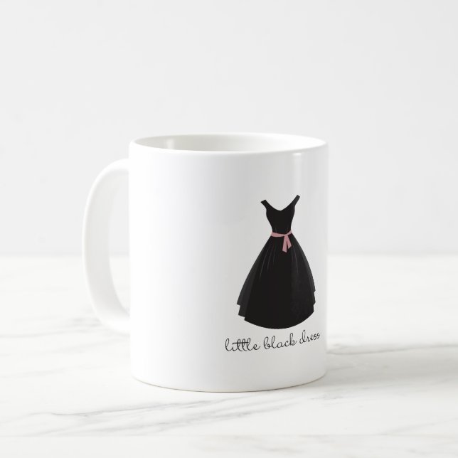 Taza De Café Pequeño vestido negro (Anverso izquierdo)