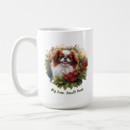 Taza De Café Pequeño y rico Chin Japonés Rojo y Blanco