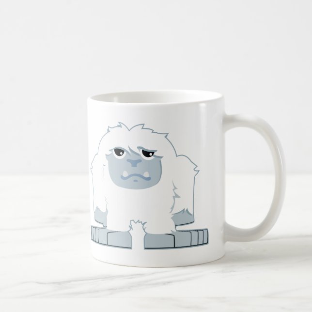 Taza De Café Pequeño Yeti lindo (Derecha)