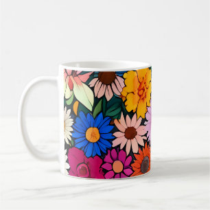 Taza De Café Pequeños cabezuelos de flores