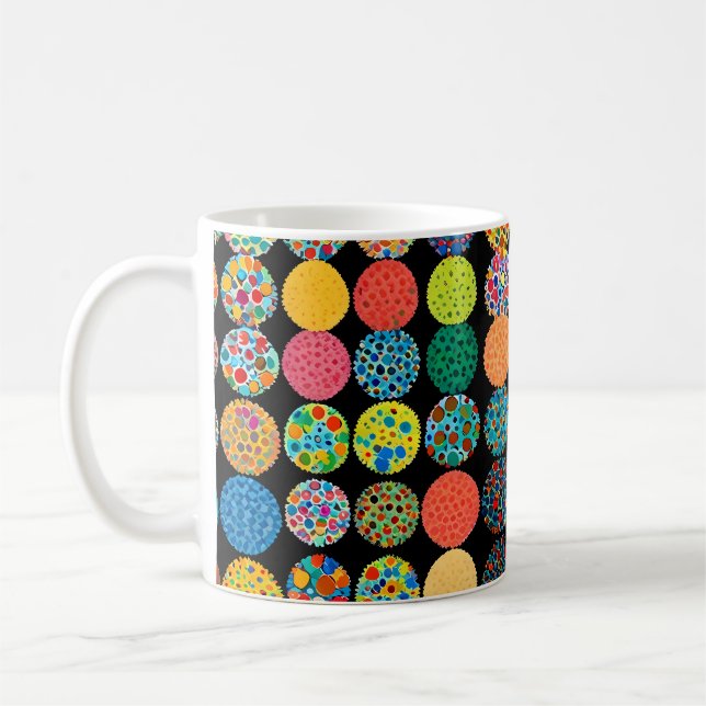 Taza De Café Pequeños cabezuelos de flores (Izquierda)