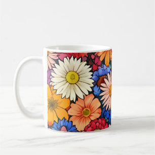 Taza De Café Pequeños cabezuelos de flores