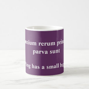 Taza De Café Pequeños comienzos - cita de Cicero