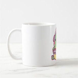 Taza De Café Pequeños Dinosaurios Cuidados Jugando Videojuegos
