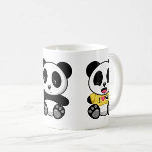 Taza De Café Pequeños Pandas