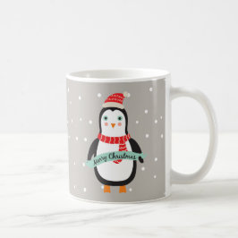 Taza De Café Pequeños y pequeños Navidades penquin peronalizado