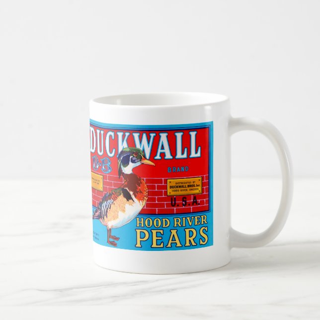 Taza De Café Peras de Duckwall Hood River (Derecha)