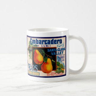 Taza De Café Peras de lujo de Embarcadero Santa Clara