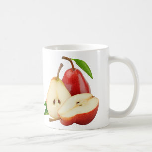 Taza De Café Peras rojas