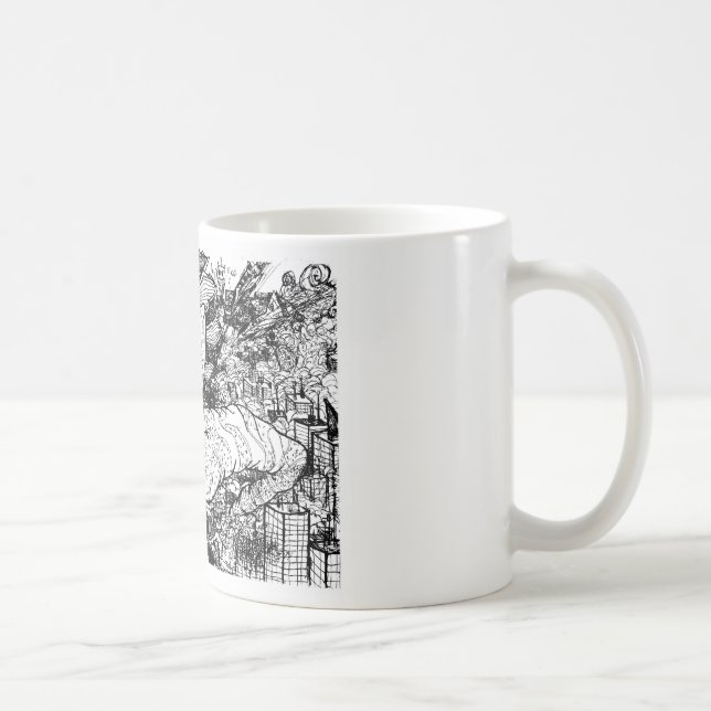 Taza De Café Percentum Godzilla (Derecha)