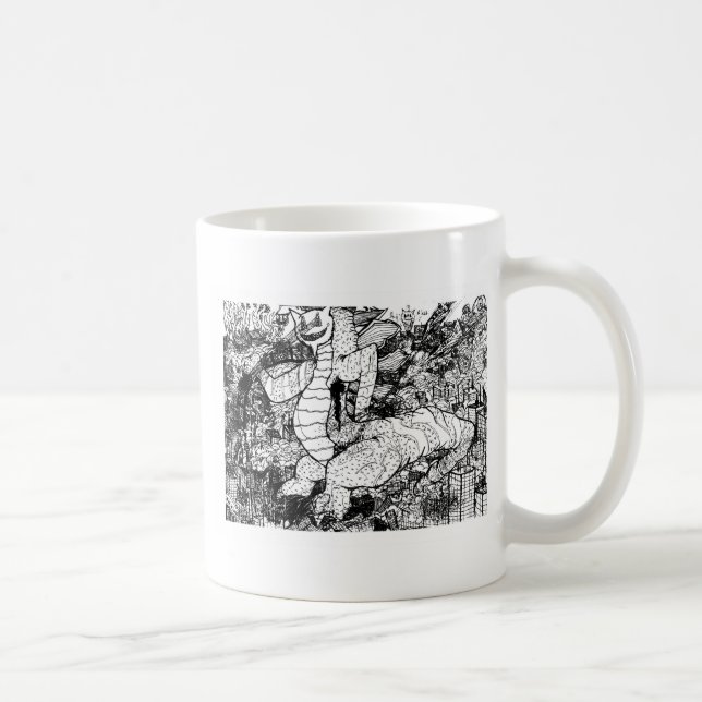 Taza De Café Percentum Godzilla (Derecha)