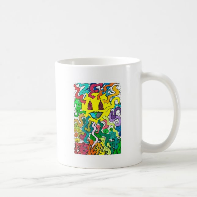 Taza De Café Percentum Sun - Percentum Designs (Derecha)