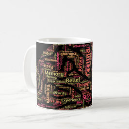 Taza De Café Percepción Arte de palabras Inspirador