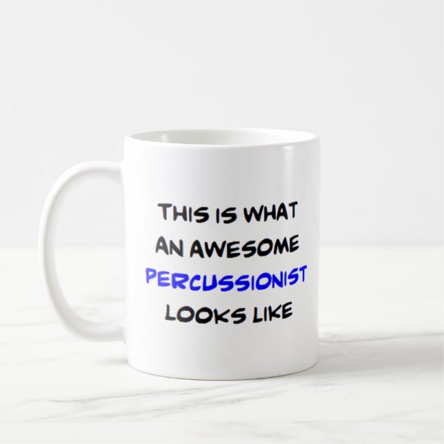 Taza De Café percusionista, impresionante (Izquierda)