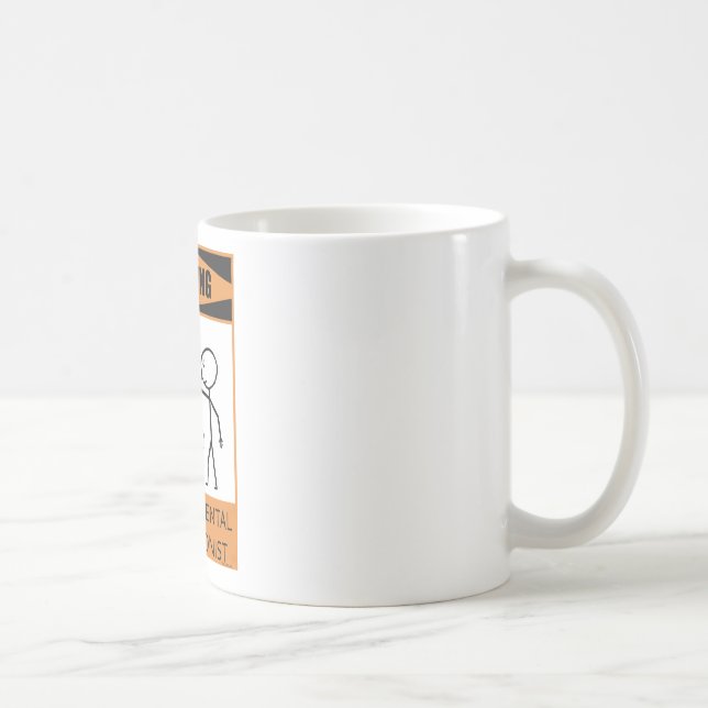 Taza De Café Percussionist temperamental amonestador (Derecha)