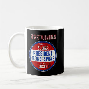Taza De Café Perdemos a Trump Sucker Respetamos a nuestro Ejérc