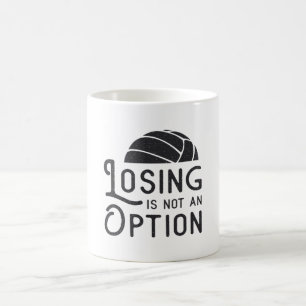 Taza De Café Perder Al Voleibolista No Es Una Opción