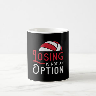 Taza De Café Perder Al Voleibolista No Es Una Opción Playa