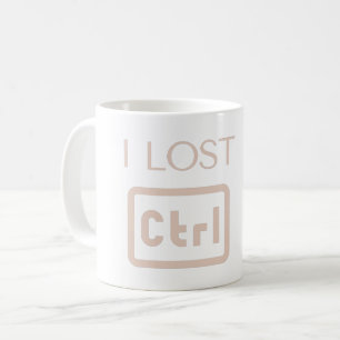 TAZA DE CAFÉ PERDÍ CTRL - CONTROL - CHISTE DE PROGRAMADOR