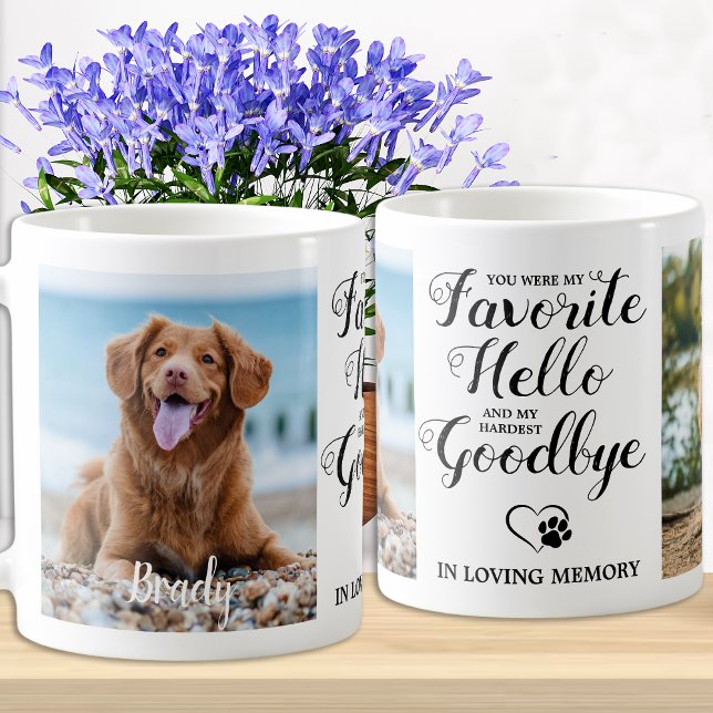 Taza De Café Pérdida del Mascota de impresión de perras de perr (Subido por el creador)