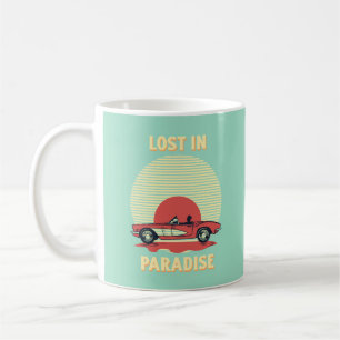 Taza De Café Perdido en el paraíso – Atardecer de verano conver
