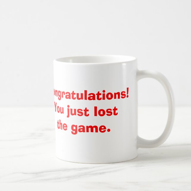 Taza De Café Perdió el juego (Derecha)