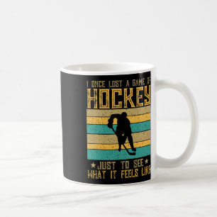 Taza De Café Perdió un partido de hockey para experimentar la e