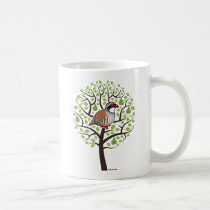 Taza De Café Perdiz en un peral