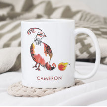 Perdiz Roja Personalizada Pera Bonito Boho Fiesta
