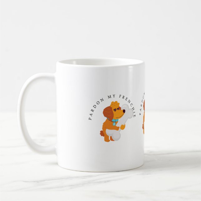Taza De Café Perdona a mi perro gracioso (Izquierda)
