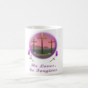 Taza De Café Perdona la mugre de regalo cristiana