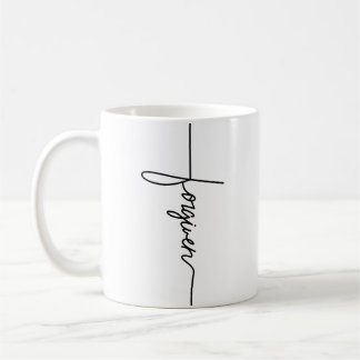 Taza De Café Perdonado Jesús Cristiano Inspirador Hombres Wo Yo