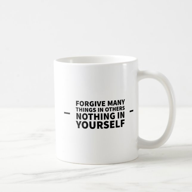 Taza De Café Perdonen Muchas Cosas En Otros Nada En Ustedes Mis (Derecha)