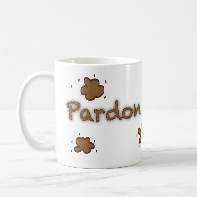 Taza De Café Perdonen nuestra polvo (Izquierda)