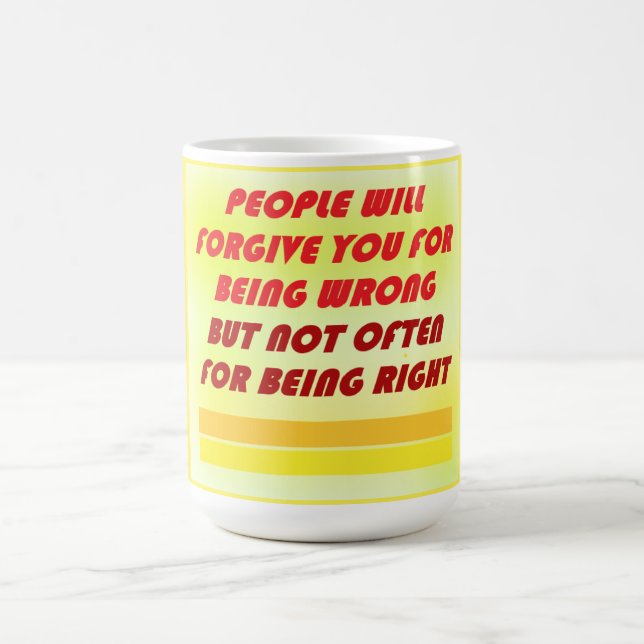 Taza De Café Perdonen sentimientos felices espirituales (Centro)