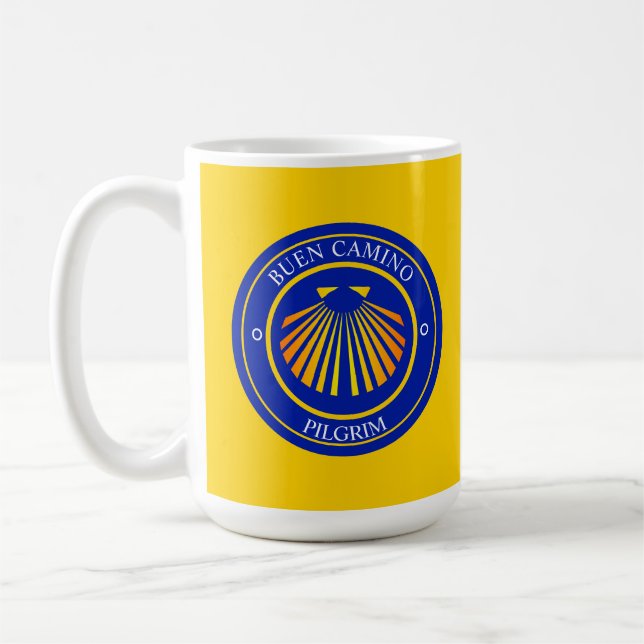 Taza De Café Peregrinos Buen Camino (Izquierda)