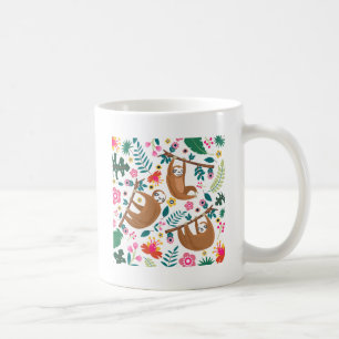 Taza De Café pereza floral