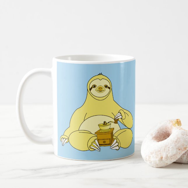 Taza De Café Pereza linda (Con donut)